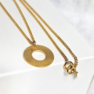 CIRCA wisior naszyjnik pozłacany