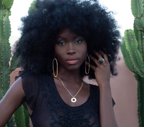 CIRCA wisior naszyjnik pozłacany