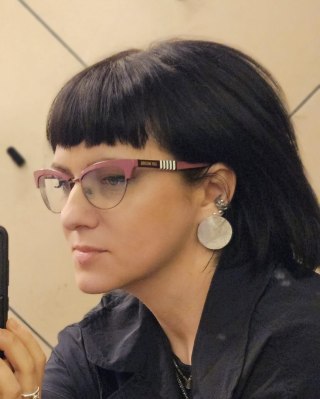 Duże pozłacane designerskie kolczyki koła