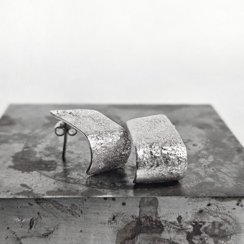 Kolczyki KORA sztyfty srebrne