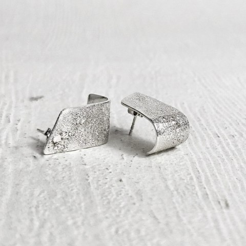 Kolczyki KORA sztyfty srebrne