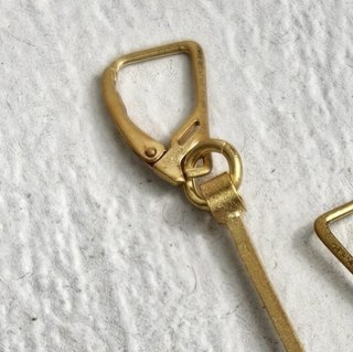 Kolczyki długie Patyczki pozłacane