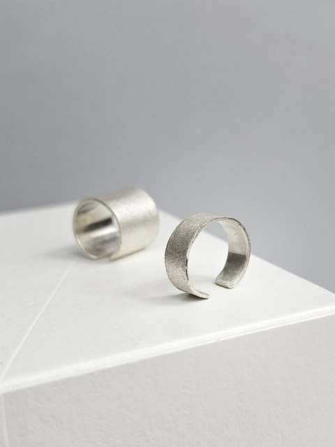 Nausznica MIDI srebrna satynowana BASIC