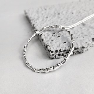 Wisior duże nieregularne organiczne koło VOLCANO