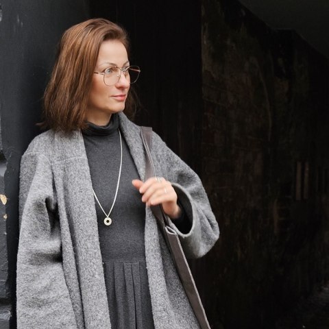 Wisior srebrny z kółkiem