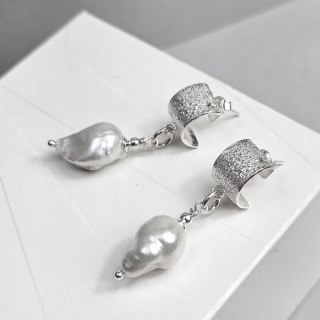 Kolczyki KORA z perłą