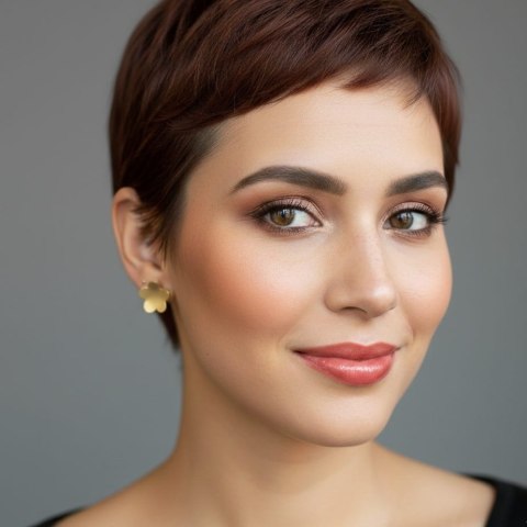 pozłacane sztyfty wkrętki małe kwiatki