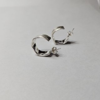 Srebrne Kolczyki TUBO, koła grube